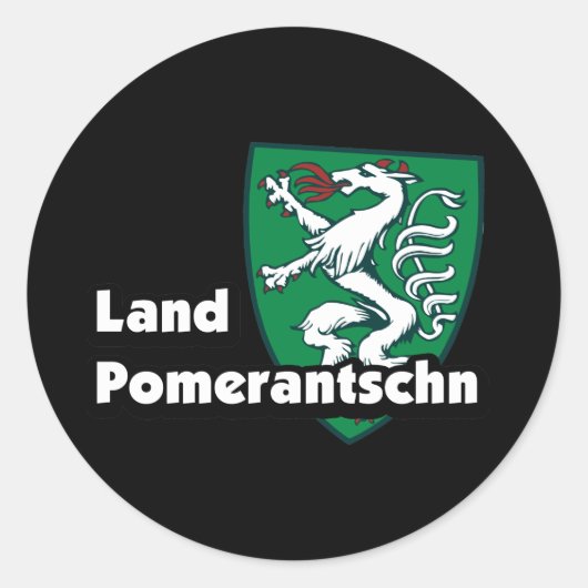 Landpomerantschn Steiermark Österreich Dialekt  ラウンドシール (正面)