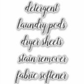 Landryルームホーム団体や組織スクリプトラベルシール シール (正面)