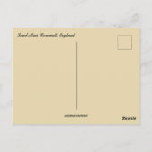 Lands End Cornwall England ポストカード (裏面)