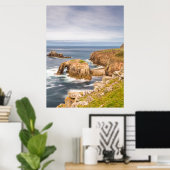 Lands End in Cornwall England UK ポスター (ホームオフィス)
