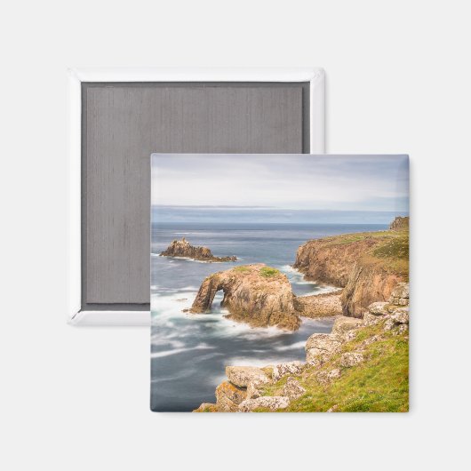 Lands End in Cornwall England UK マグネット (正面/裏面)