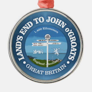 Land's End to John O'Groats (サイクリングc) メタルオーナメント
