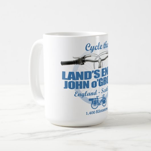 Land's end to John O'Groats (H2) コーヒーマグカップ (正面左)