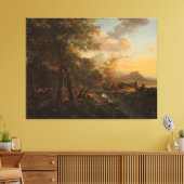 Landscape イタリアン with a Draftsman, Jan Both, c. キャンバスプリント (インサイチュ (リビング))