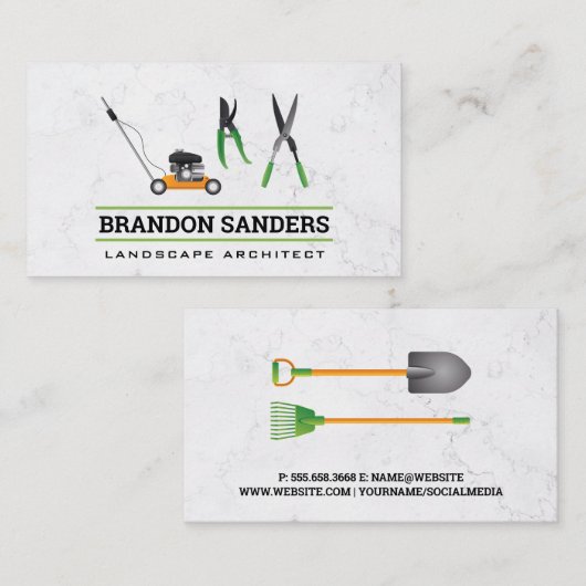 Landscape Architectツール 名刺 (正面/裏面)