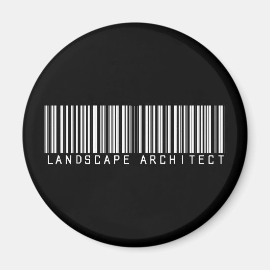 Landscape Architectバー・コード マグネット (正面)