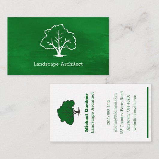 Landscape Architect名刺 名刺 (正面/裏面)