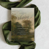Landscape Art Wedding Invitation 招待状