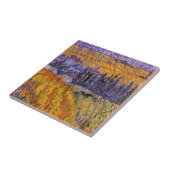 Landscape at Auvers in Rainヴィンセント・ヴァン・ゴッホ タイル (側面)