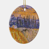 Landscape at Auvers in the Rain, Vincent van ゴッホ セラミックオーナメント (右)