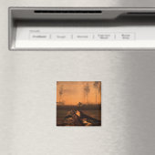 Landscape at Dusk by Vincent vanゴッホ マグネット (インサイチュ (食洗機))