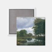 Landscape at Silkeborg, 1833 マグネット (正面/裏面)