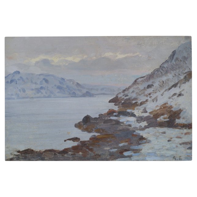 Landscape by Aleksandr Borisov メタルプリント (正面)