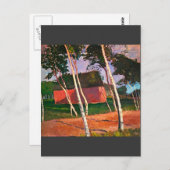 Landscape by Paula Modersohn-Becker ポストカード (正面/裏面)