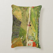 Landscape, Carriage and Train by Vincent vanゴッホ アクセントクッション (裏面(縦))