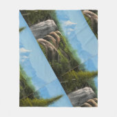 Landscape design blanket フリースブランケット (正面)