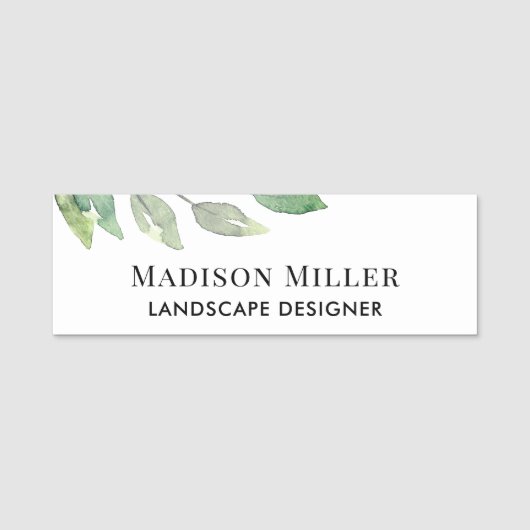 Landscape Designer  名札 (正面)