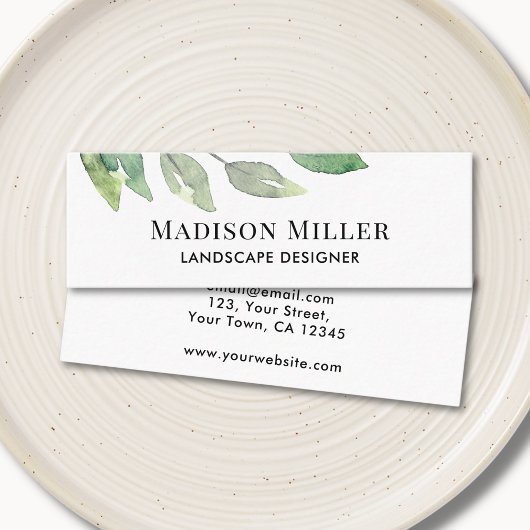 Landscape Designer Greenery スキニー名刺