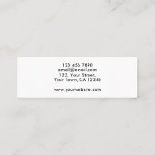 Landscape Designer Greenery スキニー名刺 (裏面)