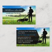 Landscape Gardener Business card 名刺 (正面/裏面)