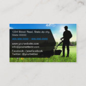 Landscape Gardener Business card 名刺 (裏面)