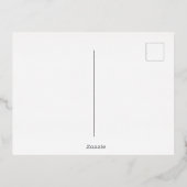 Landscape Holiday Postcard 箔シーズンポストカード (裏面)