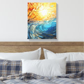 Landscape in Ukrainian motifs キャンバスプリント (インサイチュ (寝室))