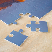 Landscape Lake Matheson, Mount Cook, New Zealand, ジグソーパズル (側面)