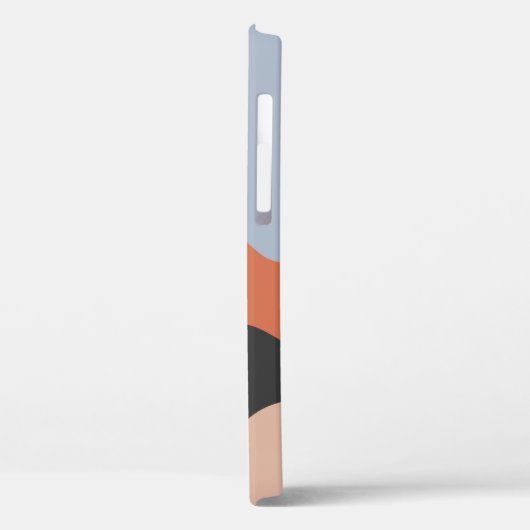 Landscape mid century illustrations,minimalist lan Case-Mate iPhoneケース (裏面 / 左)