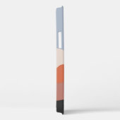 Landscape mid century illustrations,minimalist lan Case-Mate iPhoneケース (裏面 / 右)