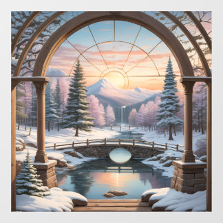 Landscape nature sunset lake Mountain  ウィンドウサイン