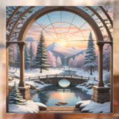 Landscape nature sunset lake Mountain  ウィンドウサイン (シート2)