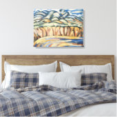 Landscape, New Mexico by Marsden Hartleyファインアート キャンバスプリント (インサイチュ (寝室))