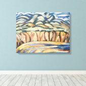 Landscape, New Mexico by Marsden Hartleyファインアート キャンバスプリント (インサイチュ (ウッドフロア))