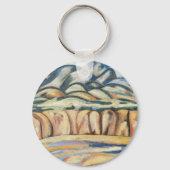 Landscape, New Mexico by Marsden Hartleyファインアート キーホルダー (裏面)
