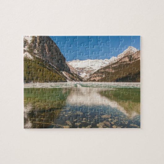 Landscape of Lake Louise，アルバータ，カナダ ジグソーパズル (横)