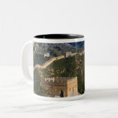 Landscape of Wall、Jinshanling、素晴らし中国 ツートーンマグカップ (正面左)