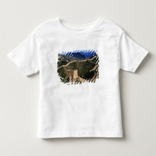 Landscape of Wall、Jinshanling、素晴らし中国 トドラーTシャツ (正面)