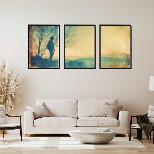 Landscape Painting Set of 3 LS-20-1A