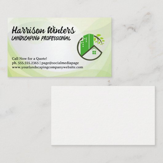 Landscape Properties Logo 名刺 (正面/裏面)