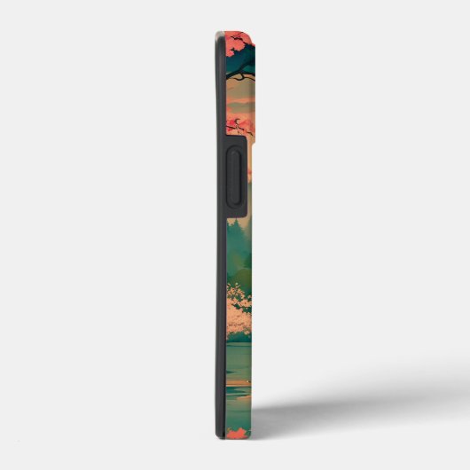 Landscape Sakura Zen Case-Mate iPhoneケース (裏面 / 右)