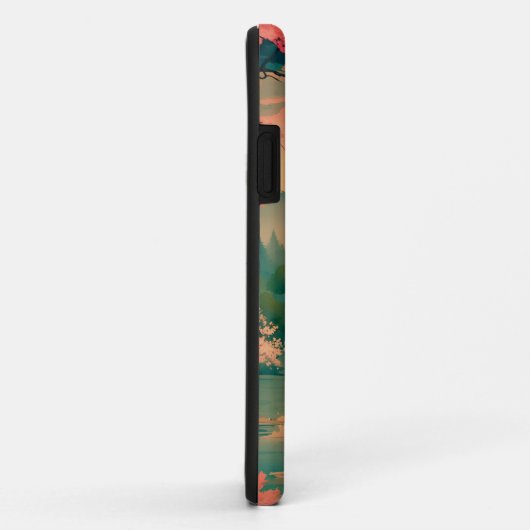 Landscape Sakura Zen Case-Mate iPhoneケース (裏面/右)