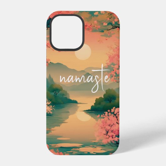 Landscape Sakura Zen iPhoneケース (裏面)