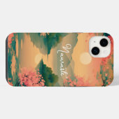 Landscape Sakura Zen iPhoneケース (裏面横)
