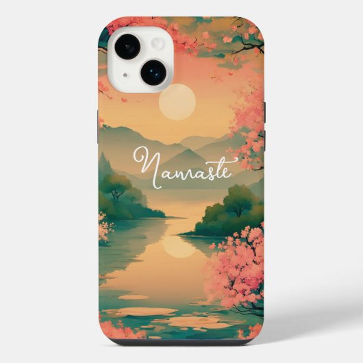 Landscape Sakura Zen iPhoneケース (裏面)