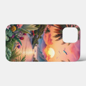 Landscape Tropical Beach Case-Mate iPhoneケース (裏面 (横))