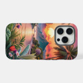 Landscape Tropical Beach iPhoneケース (裏面横)