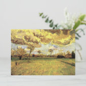 Landscape Under a Stormy Sky by Vincent van ゴッホ (スタンド正面)