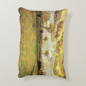 Landscape Under a Stormy Sky by Vincent van ゴッホ アクセントクッション (裏面(縦))