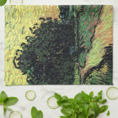 Landscape w Chatau of Auvers by Vincent van ゴッホ キッチンタオル (折り畳み)